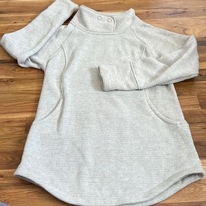 Cream Prana pullover. Size M.